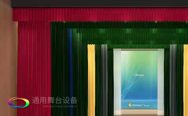 舞臺(tái)幕布、帷幕、幕布簾定制廠家